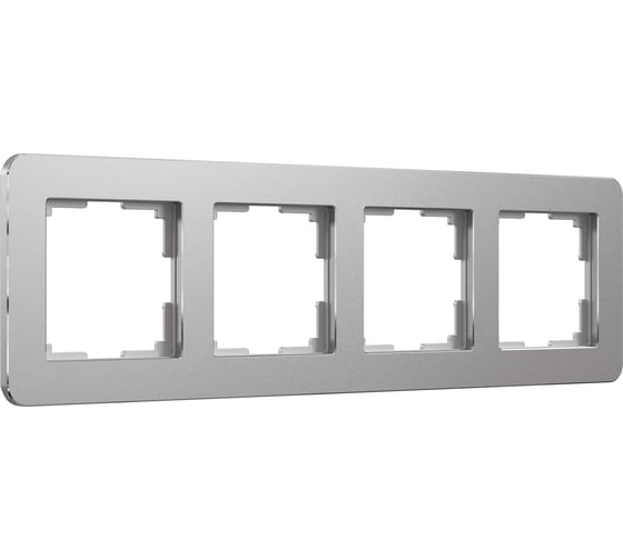 Изображение товара Рамка на 4 поста WERKEL W0042606 Platinum алюминий a059218