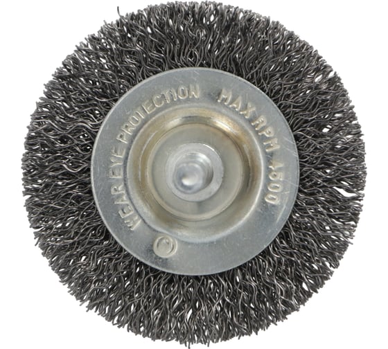 Изображение товара Щетка дисковая 100х20 мм, с хвостовиком, сталь FASTER TOOLS 3494