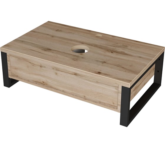 Изображение товара Тумба под раковину в ванную 1Marka GRUNGE LOFT 70 см подвесная дуб вотан Ц0000015940