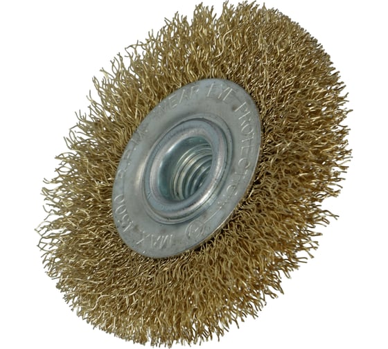 Изображение товара Щетка дисковая латунная 100х25 мм, M14 FASTER TOOLS 3517