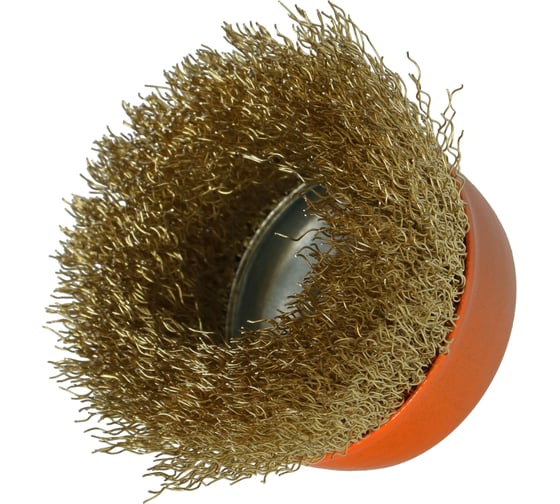 Изображение товара Щетка чашечная латунная 75х25 мм, M14 FASTER TOOLS 1981