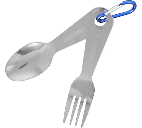 Изображение товара Набор столовых приборов Следопыт на карабине ложка, вилка PF-CWS-P52