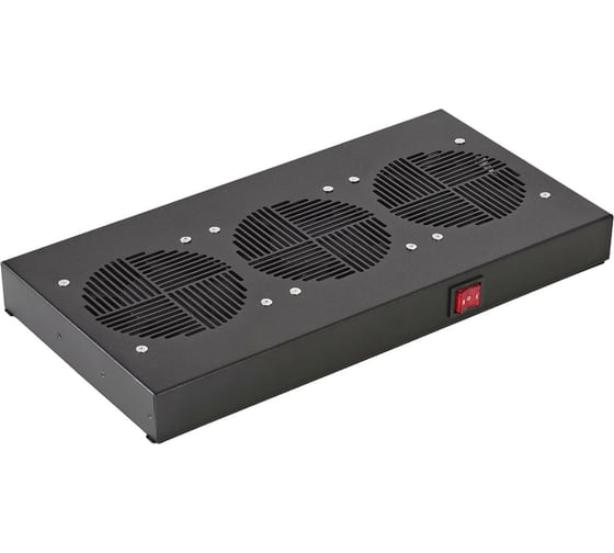 Изображение товара Вентиляторный блок SILART Стойка 19" 480 м3/ч 230 VAC Черный SVB-300-01