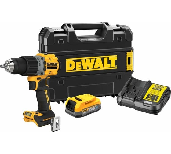 Изображение товара Ударная дрель-шуруповерт Dewalt Powerstack DCD805E1T-QW