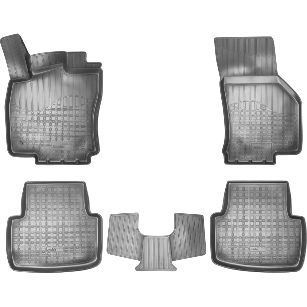 Салонные коврики для Volkswagen Passat B8 3D 2015 UNIDEC