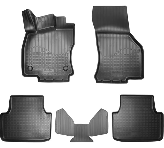 Изображение товара Салонные коврики UNIDEC для Volkswagen Jetta VII SD BU, A7 3D 2018 NPA11-C95-248