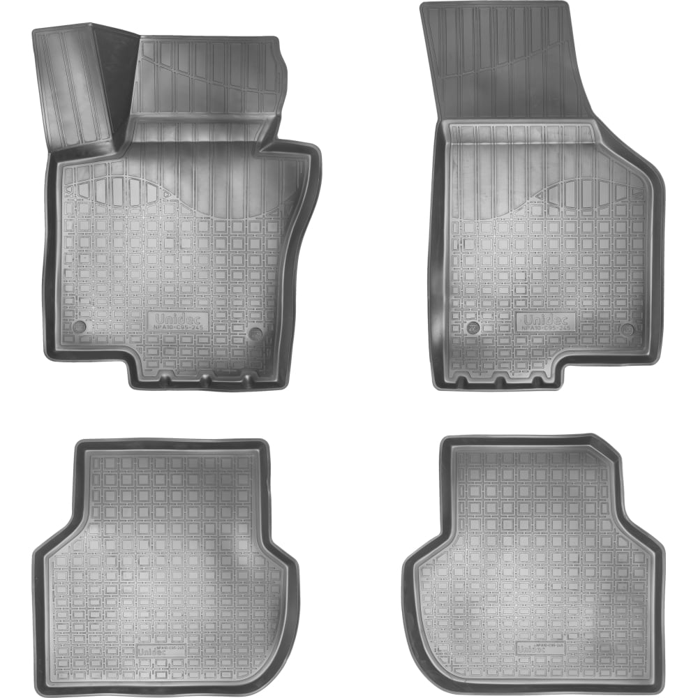 Салонные коврики для Volkswagen Jetta 3D 2015 UNIDEC задние брызговики для volkswagen polo 6ru sd 2015 г в unidec