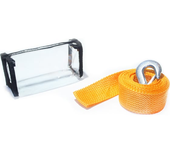 Изображение товара Буксировочный трос ООО ТПК Сигма 2 тонны, крюк-петля, чехол Т44