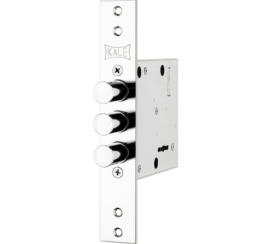 Изображение товара Врезной сувальдный замок KALE KILIT 447L, BS67, 5, 30CP, 5K (75 мм), w/o SP, w/o Ros, PB 447L0000011