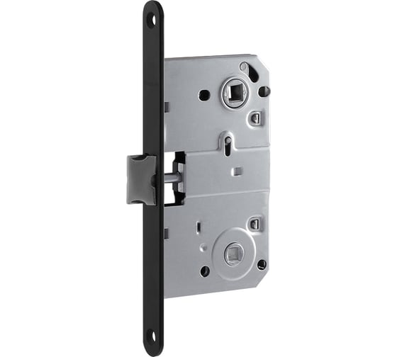 Изображение товара Врезная дверная защелка НОРА-М М13-90 черный 18530