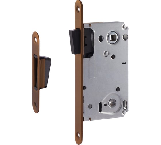 Изображение товара Врезная магнитная защелка НОРА-М 13М-90 матовый кофе 18516