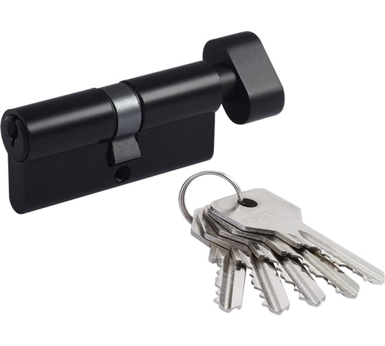 Изображение товара Цилиндровый механизм с вертушкой НОРА-М ECO Z ЛВ-70 35-35 черный 18572