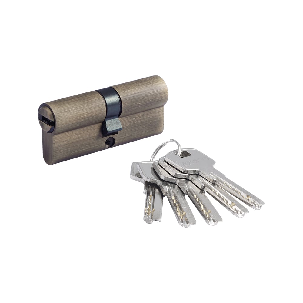 Изображение товара Цилиндровый механизм НОРА-М ECO Z ЛП-70 35-35 старая бронза