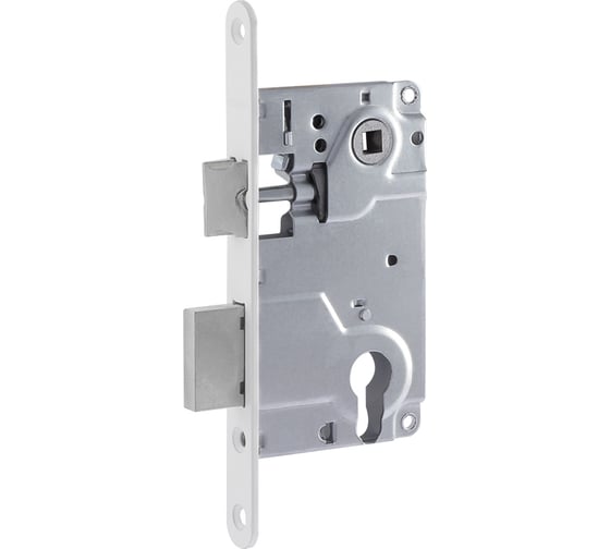 Изображение товара Врезной дверной замок НОРА-М 25-85 белый 8548