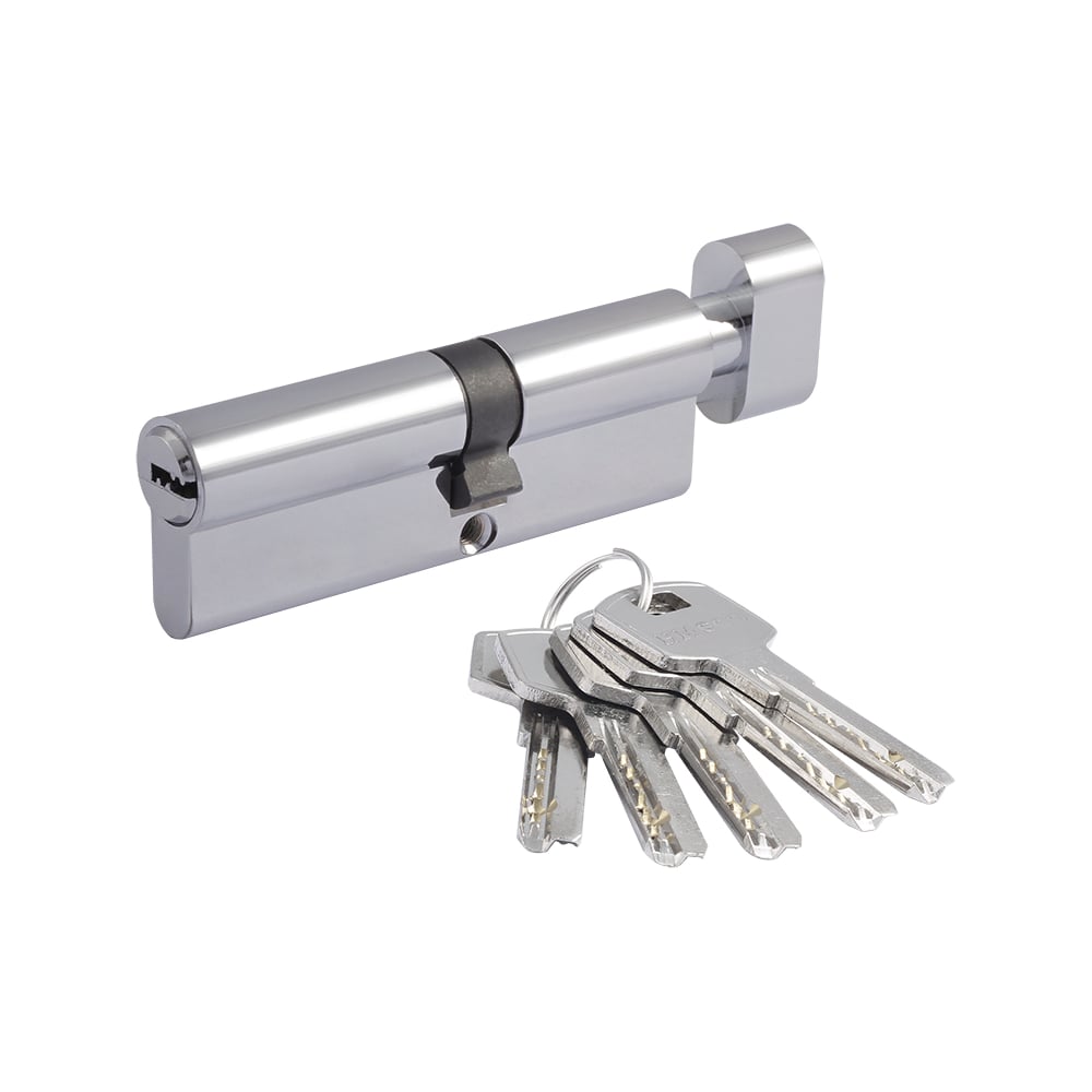 Изображение товара Цилиндровый механизм НОРА-М ЕСО Z ЛПВ-90 50-40в хром 18426