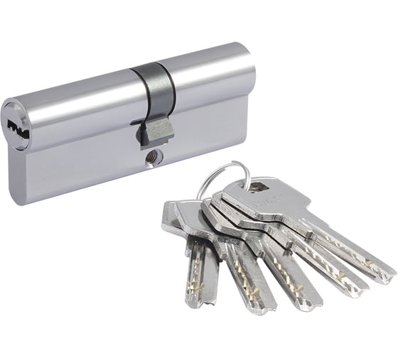 Изображение товара Цилиндровый механизм НОРА-М ЕСО Z ЛП-80 45-35 хром 18417