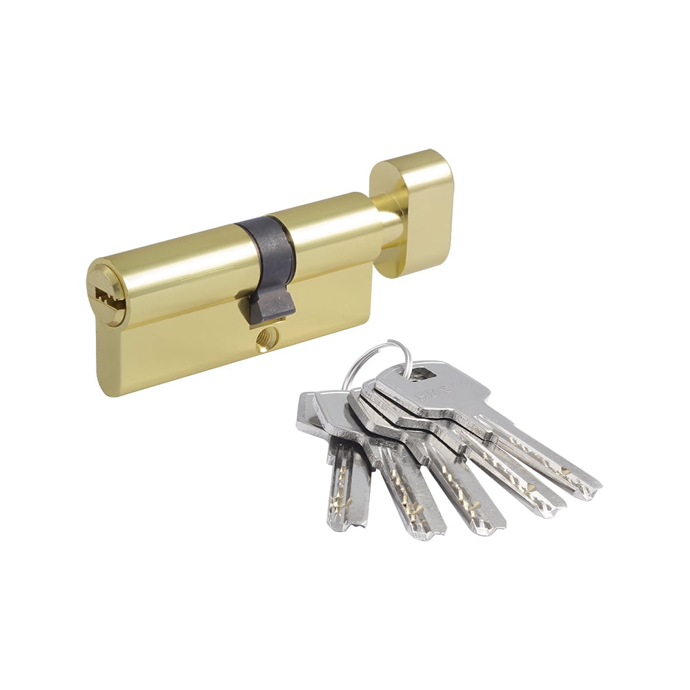 Изображение товара Цилиндровый механизм НОРА-М ЕСО Z ЛПВ-70 40-30в латунь двухсторонний