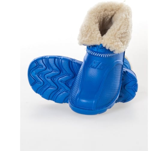 Изображение товара Женские утепленные полусапожки БЕРТА синие 808с-39