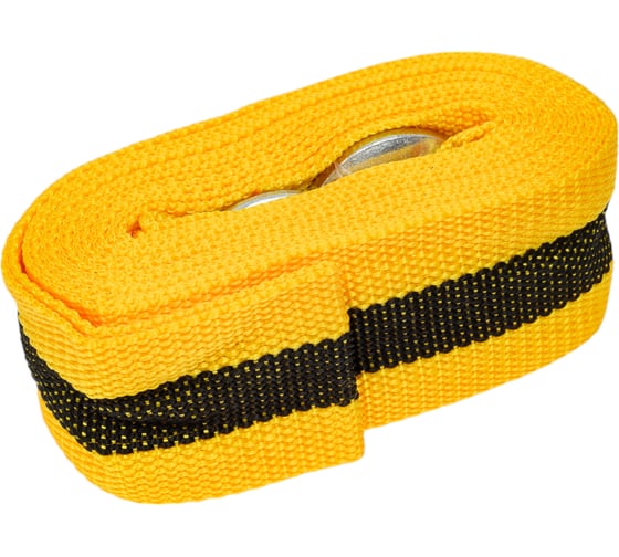 Изображение товара Буксировочный трос БМ 5 т, с крюками, 5 м 610405