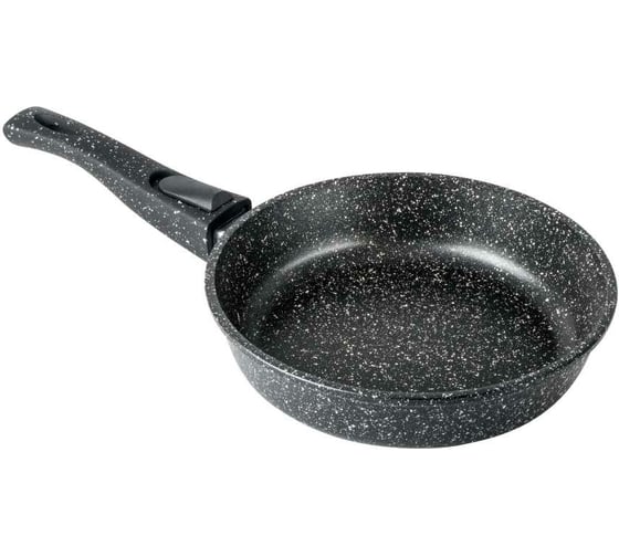 Изображение товара Сковорода Горница 260/70 мм, съемная ручка, антипригарное покрытие, без крышки, гранит ПД9634