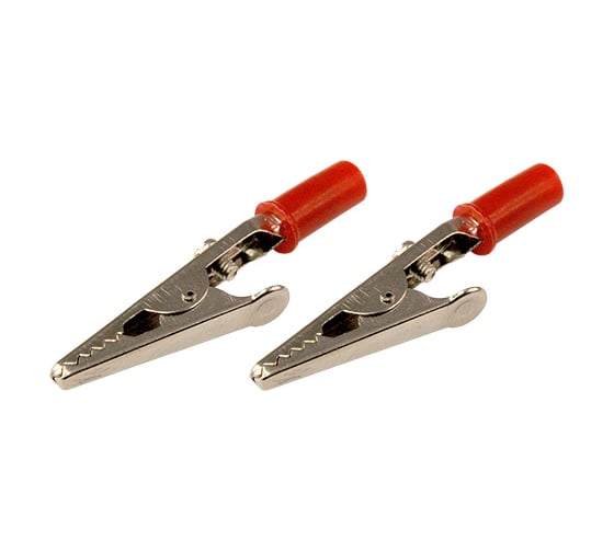 Изображение товара Зажим крокодил REXANT длина 53 мм, ток 15A, 2 шт 16-0009-9