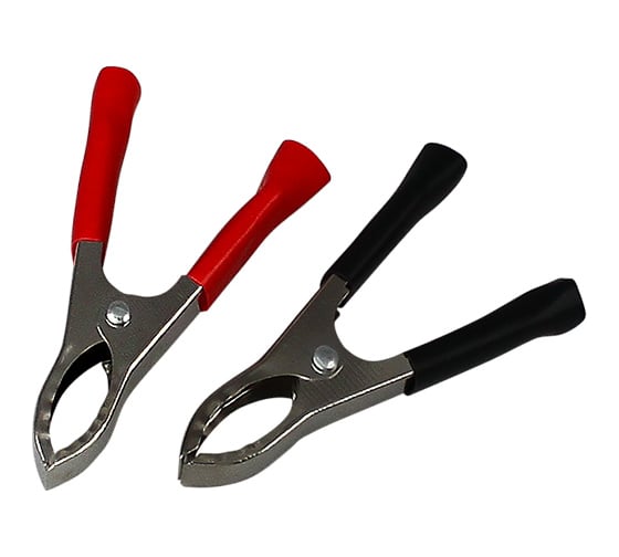 Изображение товара Зажим крокодил REXANT длина 75 мм, ток 30A, 2 шт 16-0015-9