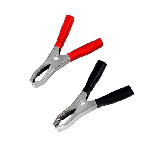 Изображение товара Зажим крокодил REXANT длина 98 мм, ток 50A, 2 шт 16-0018-9