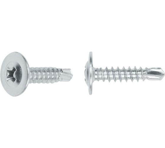 Изображение товара Саморез с прессшайбой STARFIX 4,2x14 мм, цинк, со сверлом, 100 шт. SMZ1-50340-100