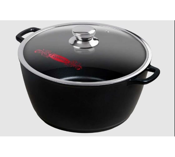 Изображение товара Кастрюля Горница Гранит 7 л, литая ручка, с крышкой, СП2779