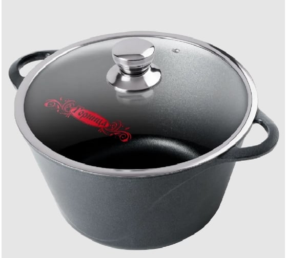 Изображение товара Кастрюля Горница Гранит 4 л, литая ручка, с крышкой, СП2480