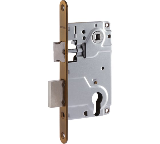 Изображение товара Врезной дверной замок НОРА-М 25-85 матовый кофе 18513