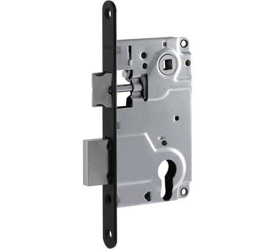 Изображение товара Врезной дверной замок НОРА-М 25-85 черный 18514