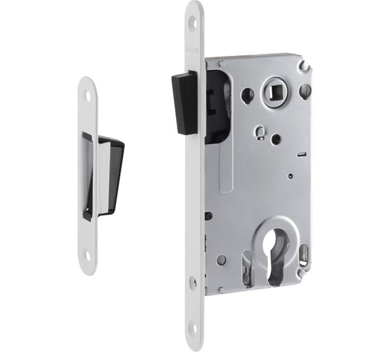 Изображение товара Врезной магнитный замок НОРА-М 25М-85 белый 18524