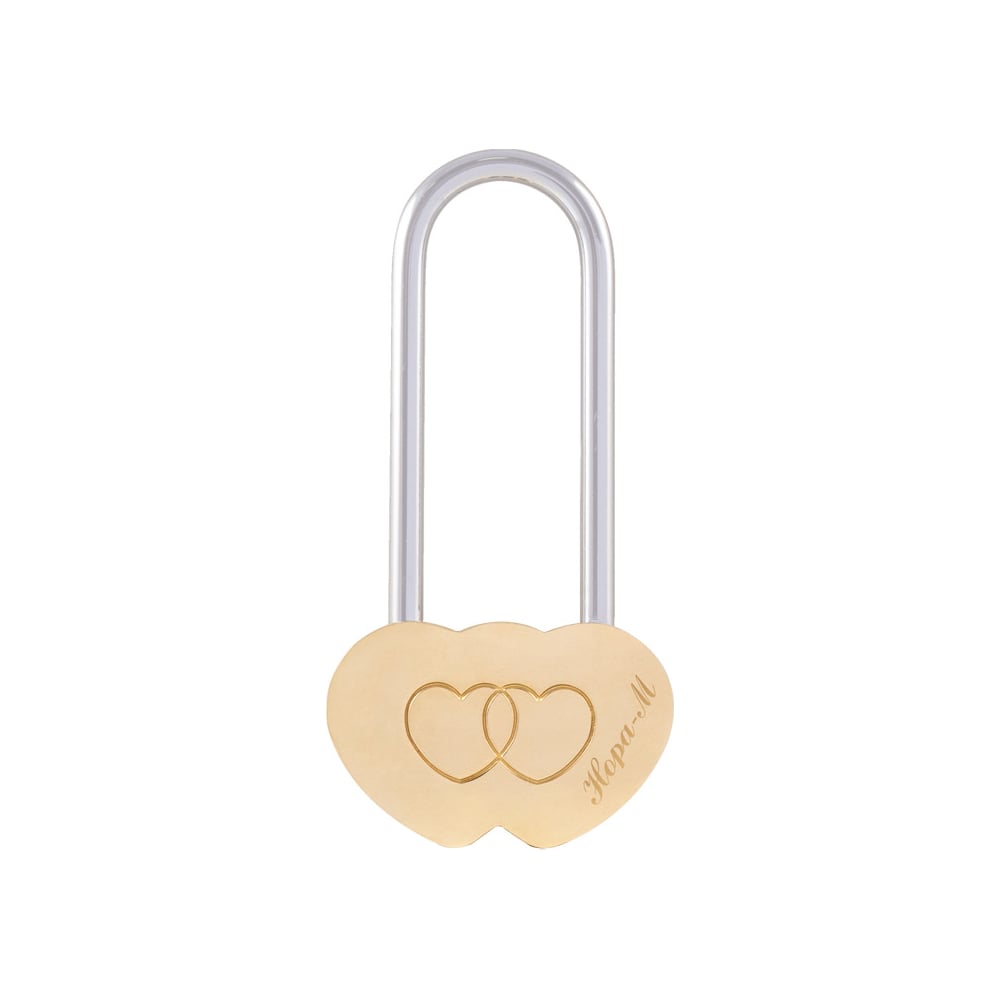 Изображение товара Сувенирный навесной замок НОРА-М 623 в форме сердечка