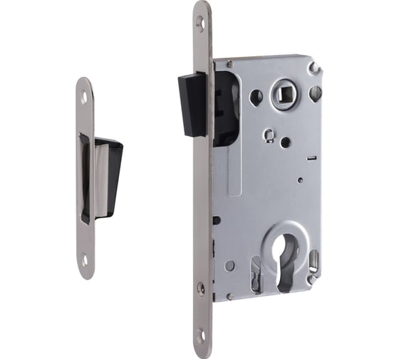 Изображение товара Врезной магнитный замок НОРА-М 25М-85 матовый хром 18519