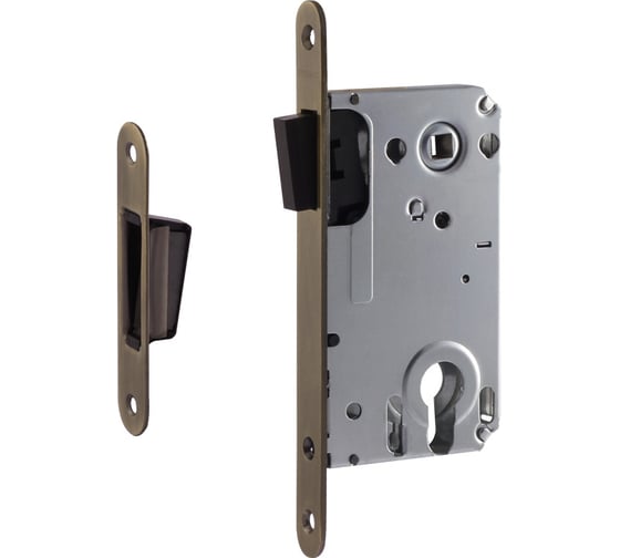 Изображение товара Врезной магнитный замок НОРА-М 25М-85 старая бронза 18521