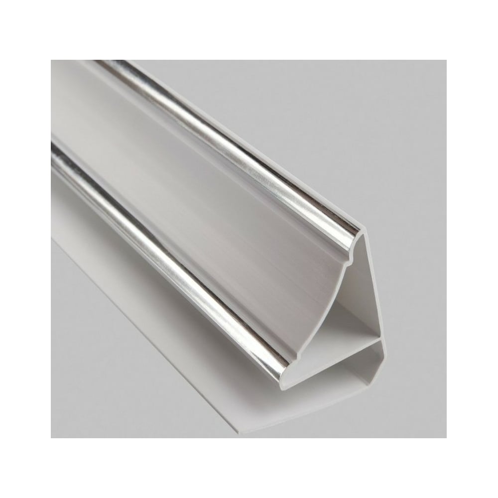 Изображение товара Потолочный плинтус Центурион Софитто хром ПВХ 3 м