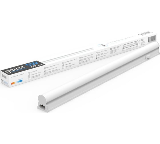 Изображение товара Линейный светильник Gauss LED матовый 5W 6500K 310x22x33, 400лм TL002