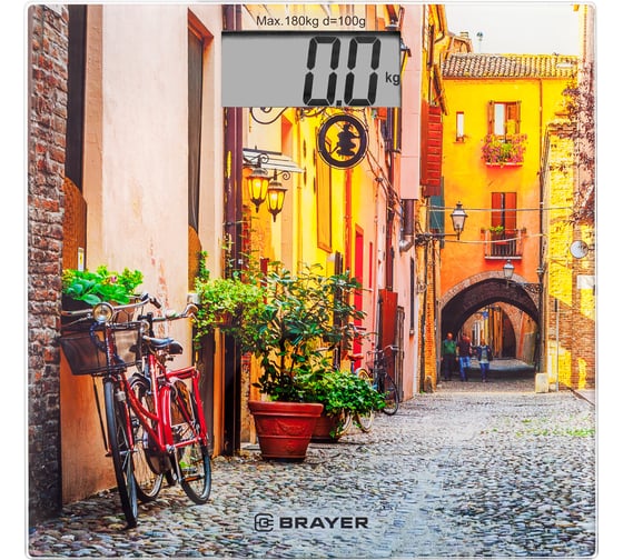 Изображение товара Напольные весы BRAYER вес до 180 кг BR3730