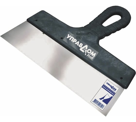Изображение товара Фасадный шпатель Управдом нержавеющий, 450 мм, с пластиковой ручкой 4100003270