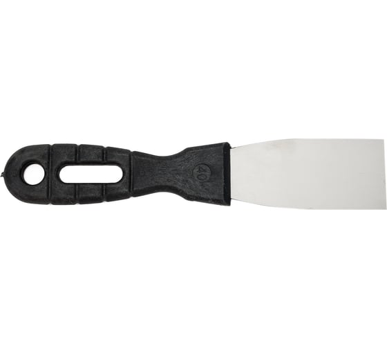 Изображение товара Шпатель Управдом нержавеющий с пластиковой ручкой, 40 мм 053222-040 4100003385