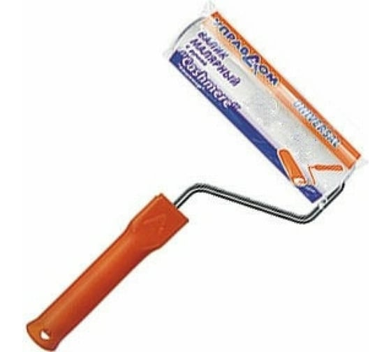 Изображение товара Мини валик Управдом "Полиэстер" UNIVERSAL 110x15 мм, с ручкой, бюгель 6 мм 4100001335