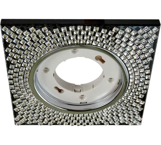 Изображение товара Встраиваемый светильник De Fran GX53 метал хром+прозрачные кристаллы, FT 9110 CH