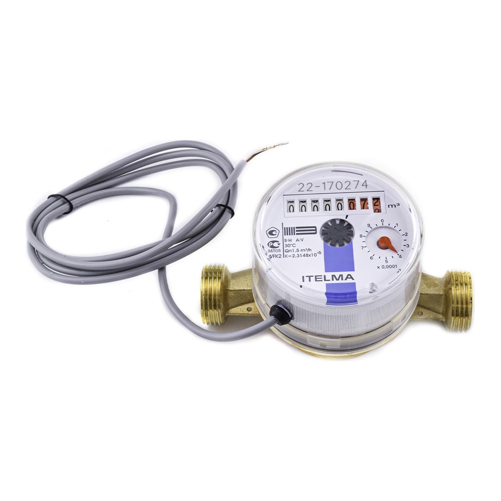 Изображение товара Импульсный счетчик холодной воды ITELMA WFK24.D110 15 мм IP54