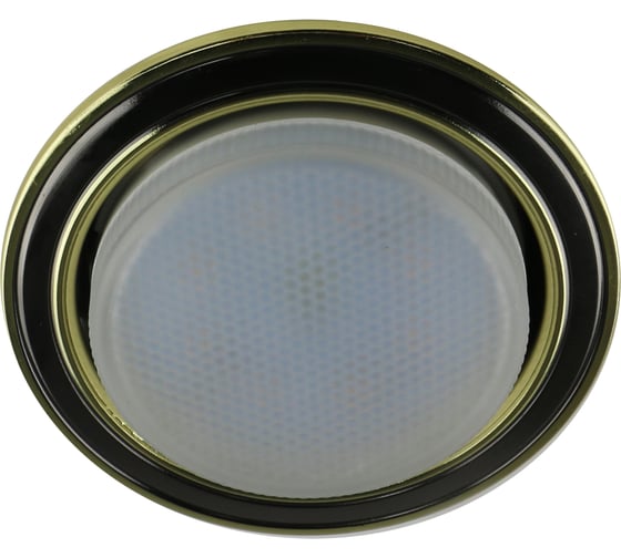 Изображение товара Встраиваемый светильник De Fran GX53 метал черный/золото, FT 9115 BKG