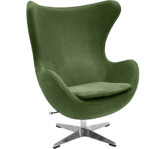 Изображение товара Кресло BRADEX EGG CHAIR зеленый, искусственная замша FR 0644