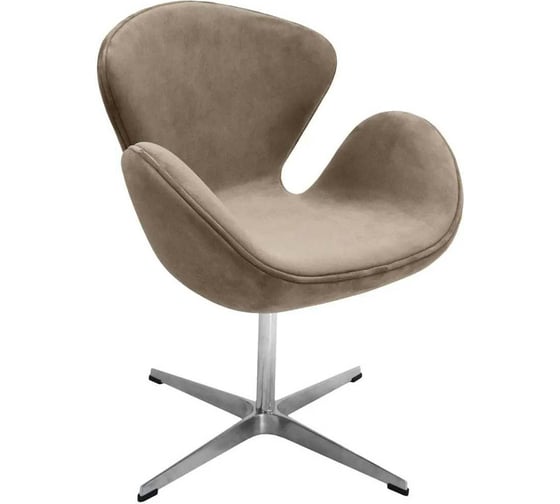 Изображение товара Кресло BRADEX SWAN CHAIR латте, искусственная замша FR 0656
