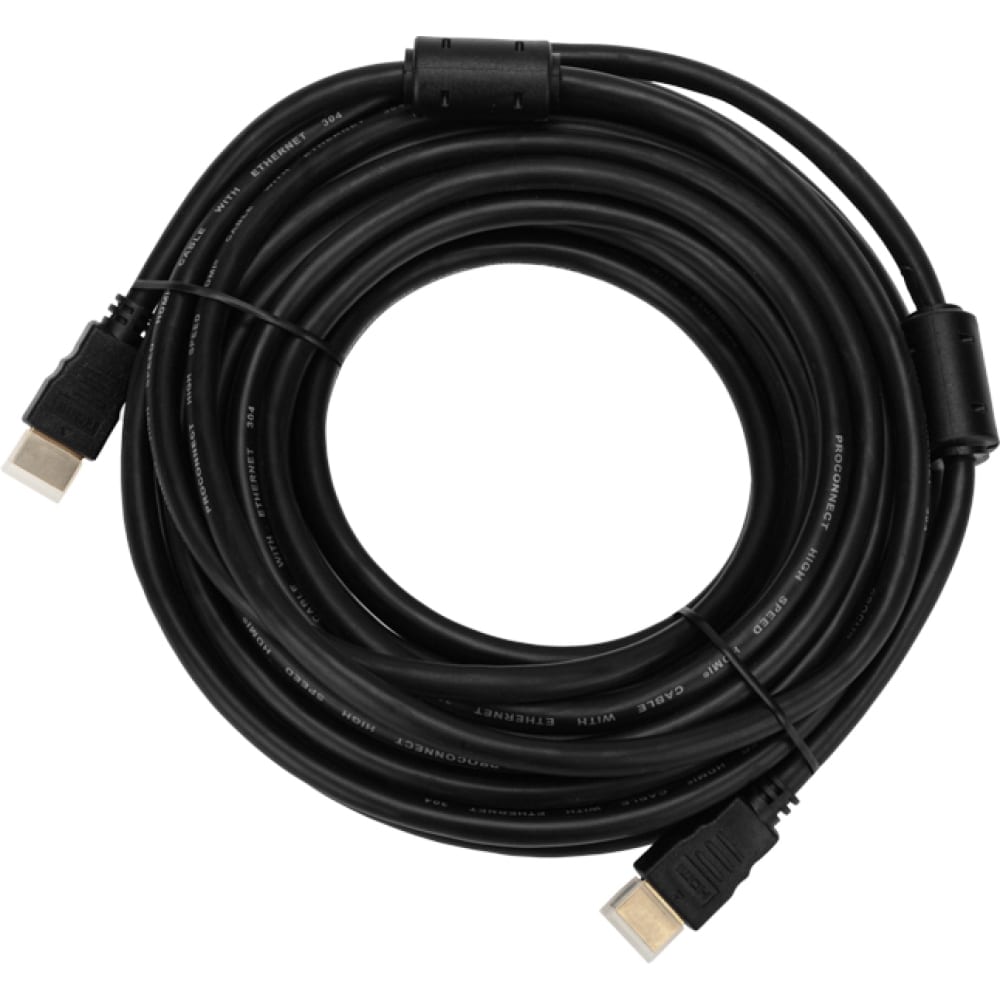 Кабель hdmi PROCONNECT кабель коаксиальный sat 50m 75ом ccs al al 75% бел уп 20м proconnect 01 2401 2 20