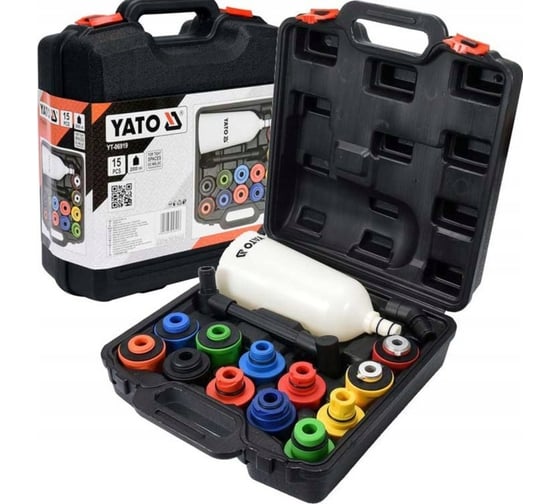 Изображение товара Комплект для доливки моторного масла 15 предметов YATO YT-06919