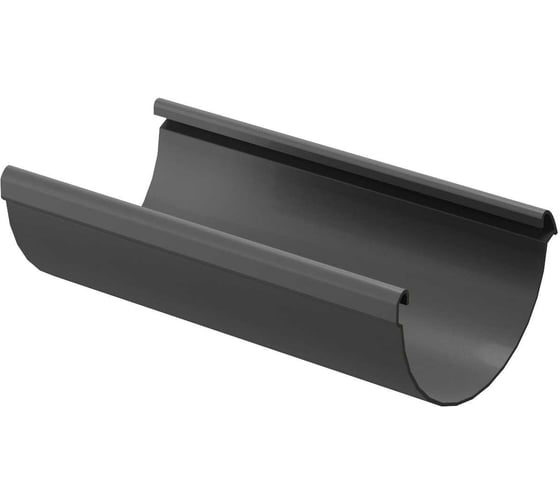 Изображение товара Водосточный желоб DOCKE Dcke LUX графит PVLZ-1086